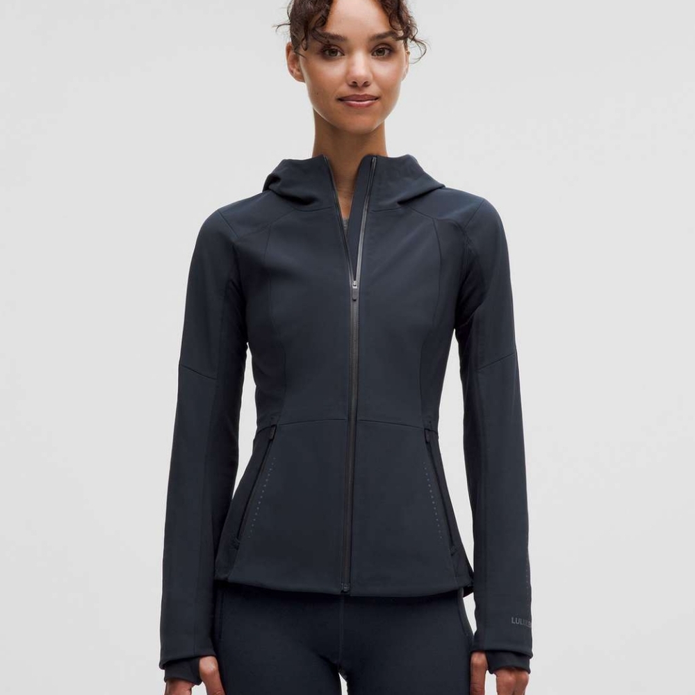NWOT Lululemon Womens Cross Chill Performance Jacket True Navy